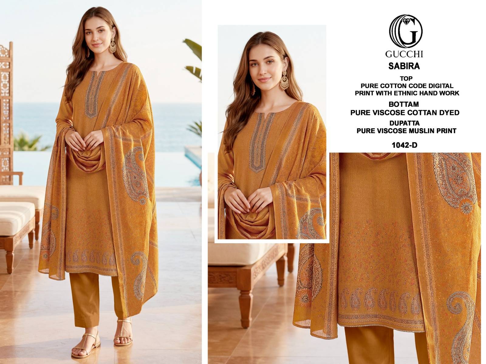 SABIRA 1042 Series By Fashid Beautiful Festive Suits Stylish Fancy Colorful Casual Wear & Ethnic Wear Pure Cotton Print Dresses At Wholesale Price